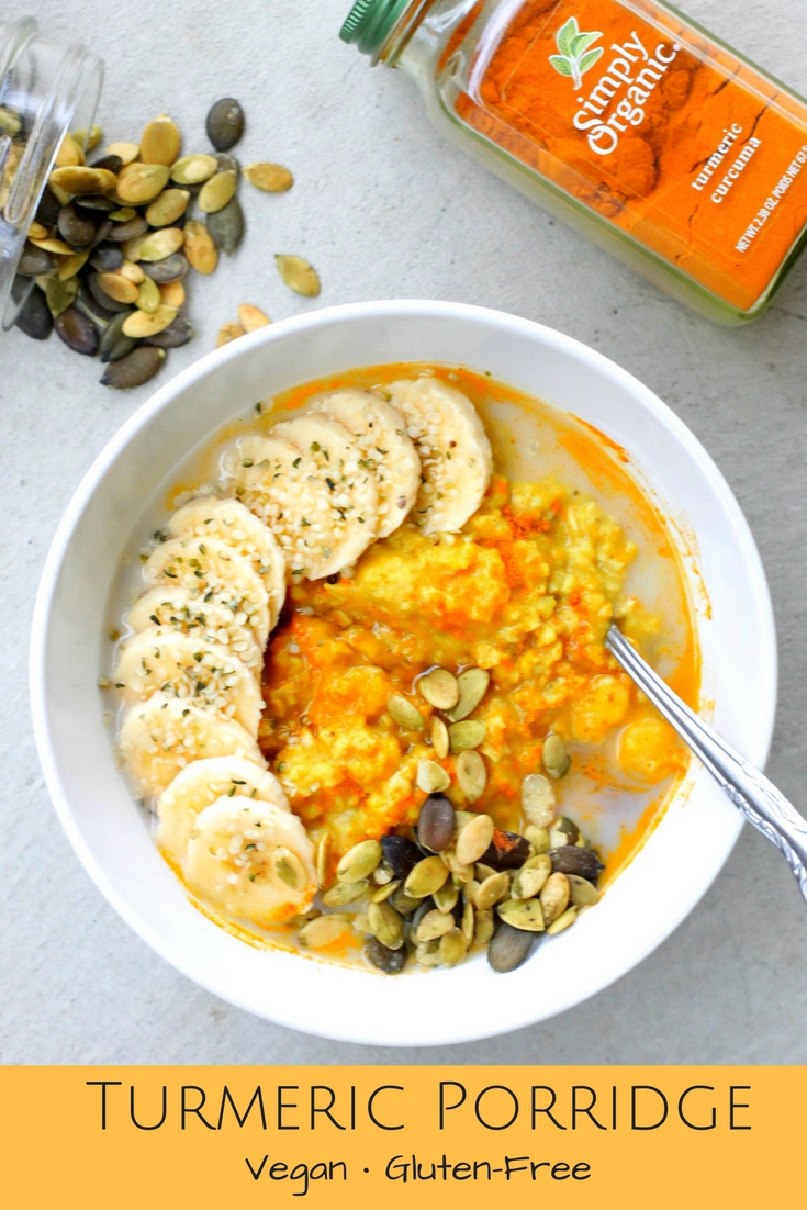 Vegan Turmeric Porridge - The Pure Life