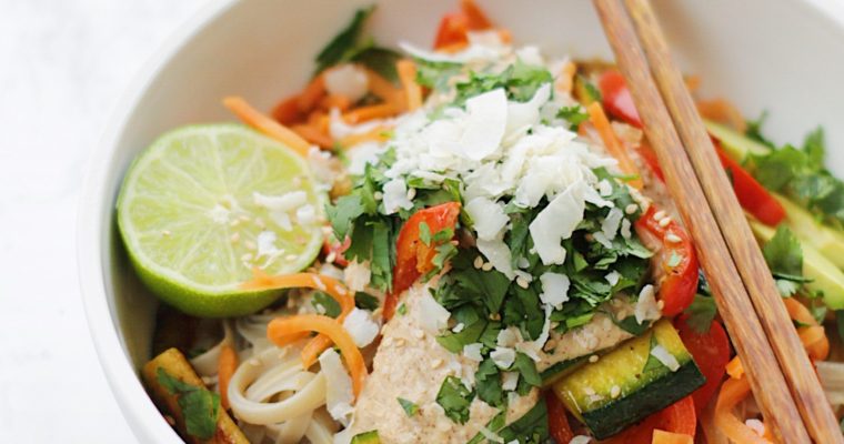 Almond Coconut Pad Thai