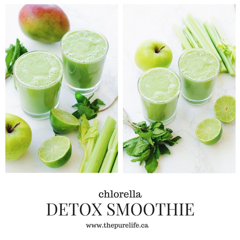 chlorella detox smoothie