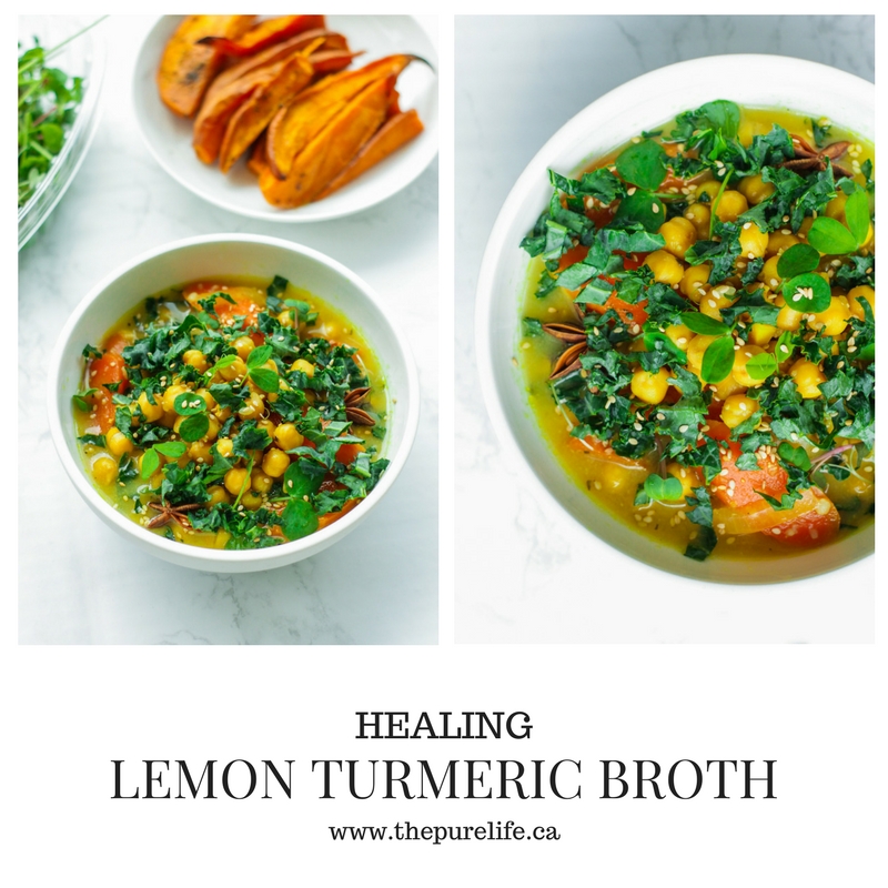 Healing Lemon Turmeric Broth