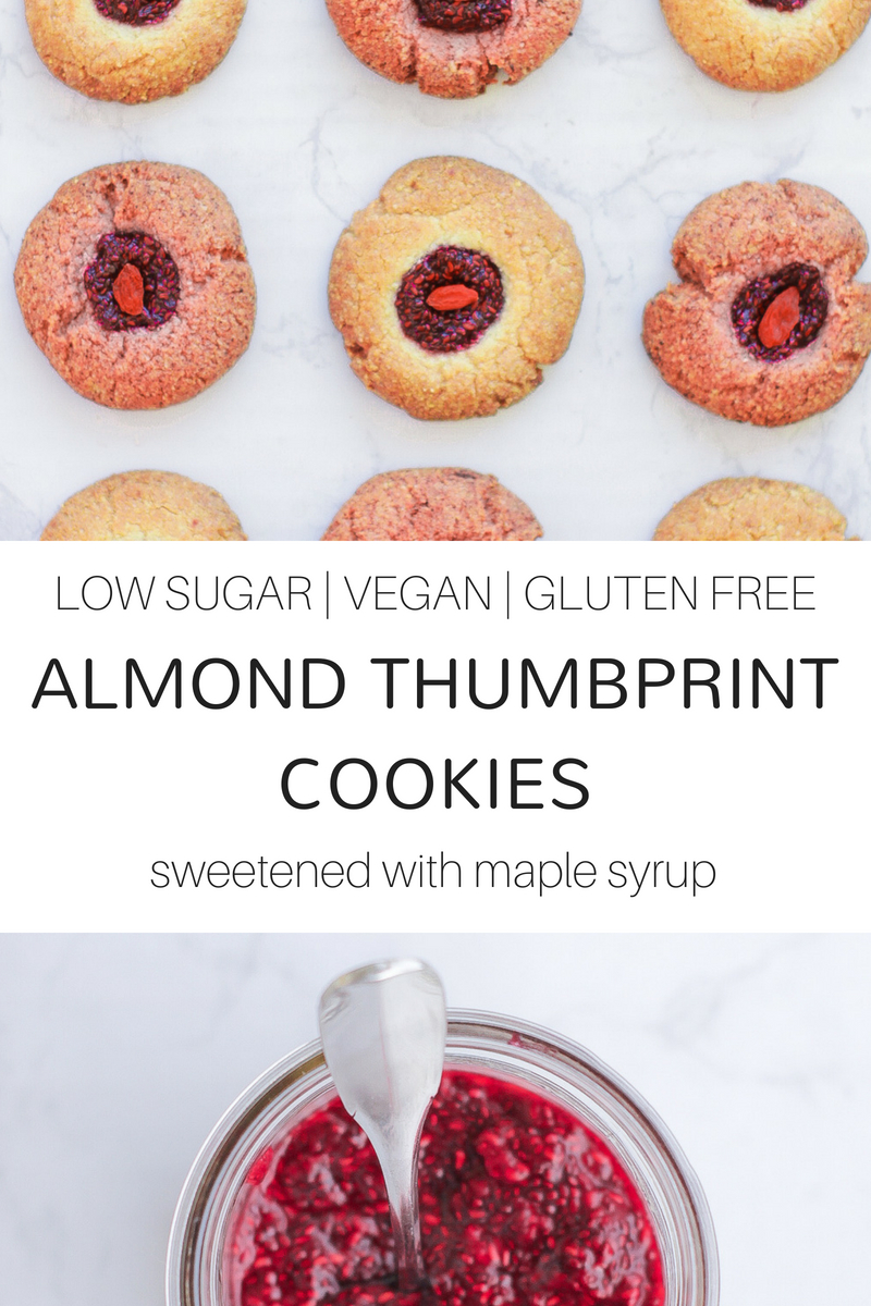 Almond Thumbprint Cookies