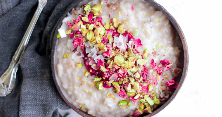 dairy free rice pudding