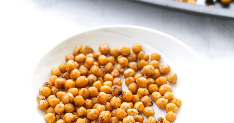 oven roasted chickpeas