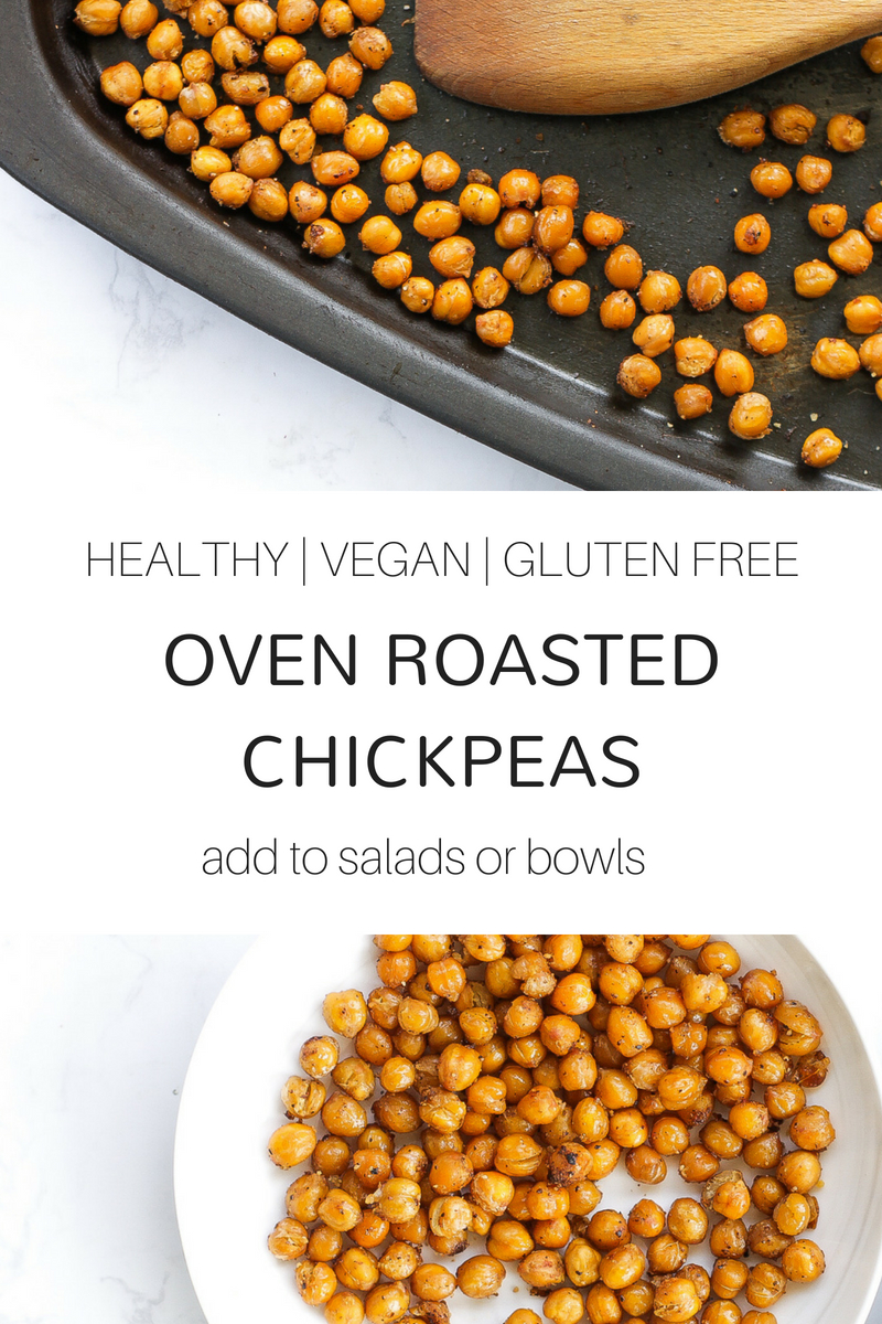 oven roasted chickpeas