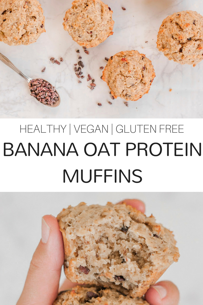 Banana Oat Protein Muffins