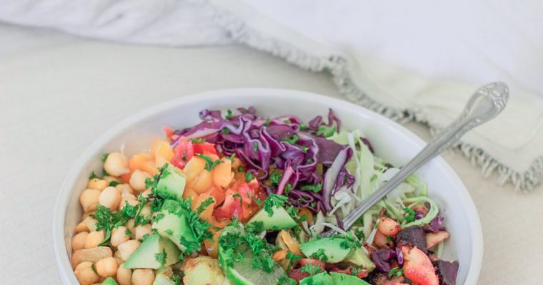 Skillet Root Veggie Buddha Bowl