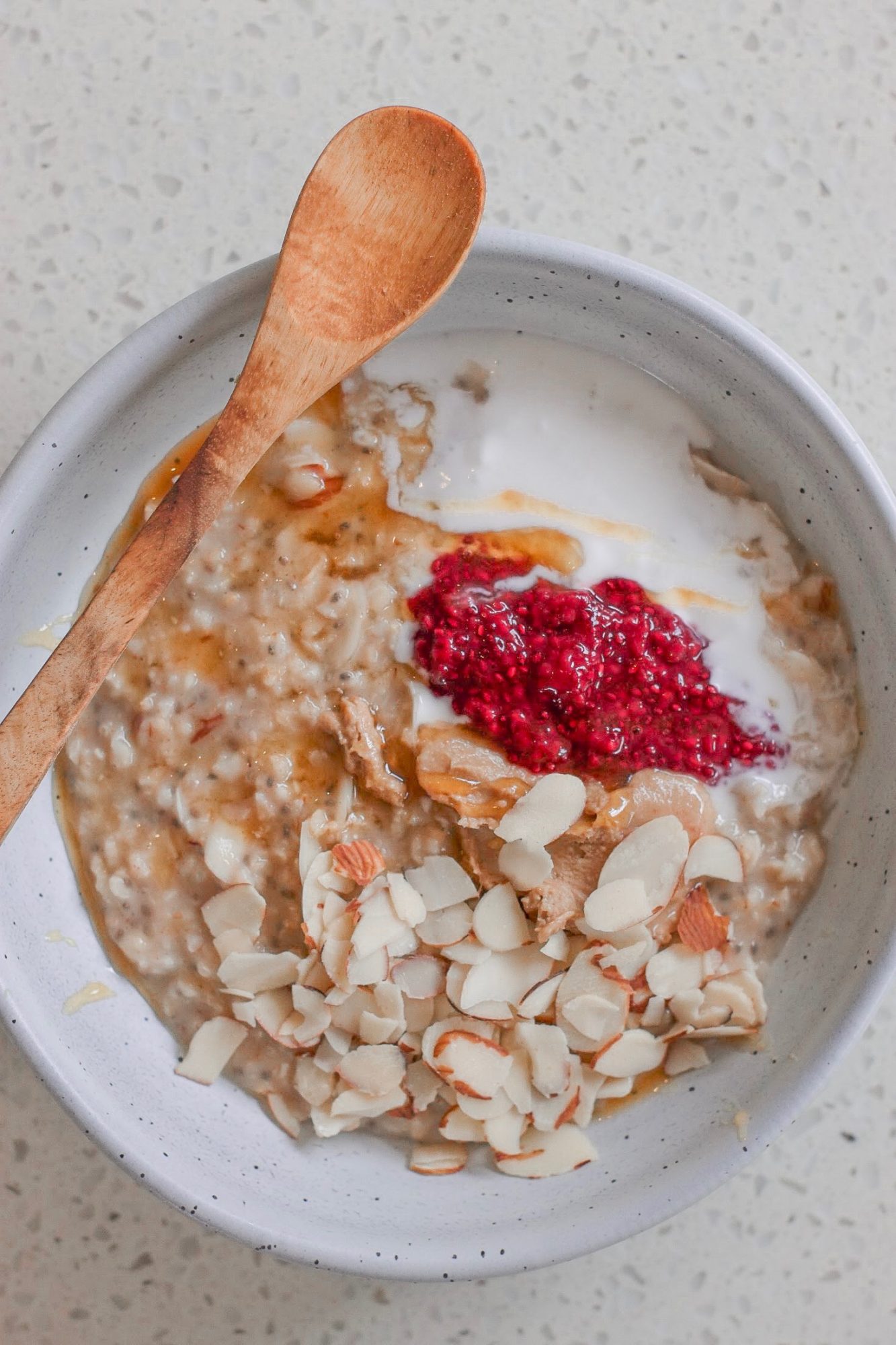 Recipe: PB & J Porridge (V, GF, RSF)