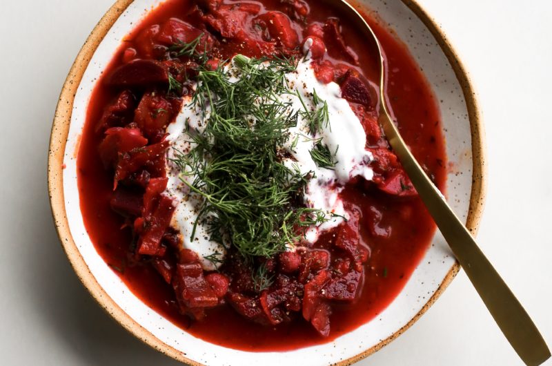 Easy Borscht Soup Recipe (for Hormonal Acne)