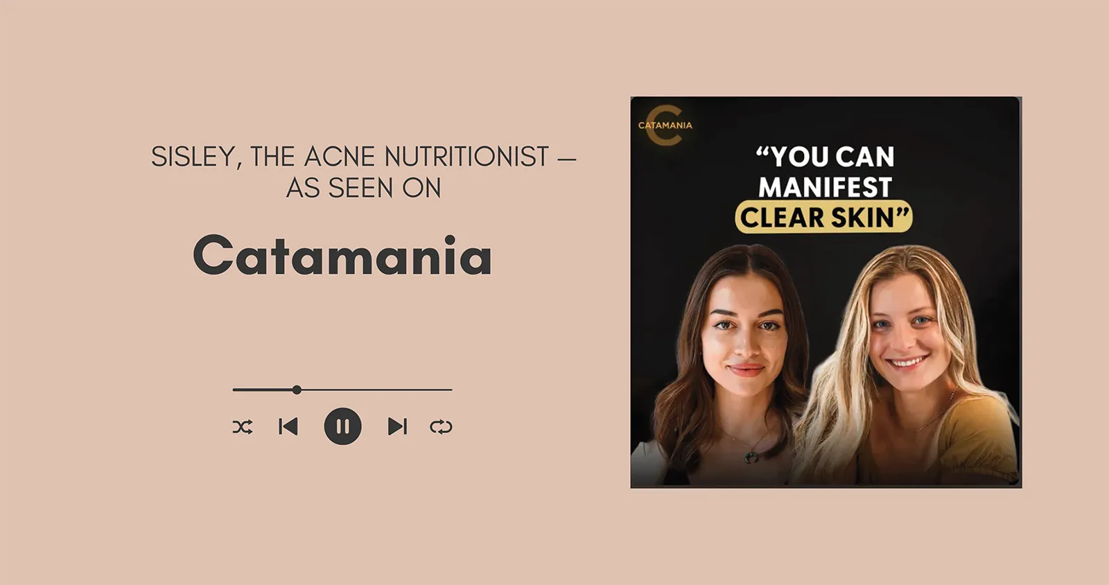 Catamania: The skincare industry doesn't want you to know this... | Guest Expert Sisley, The Acne Nutritionist with host Cristina Cataman
