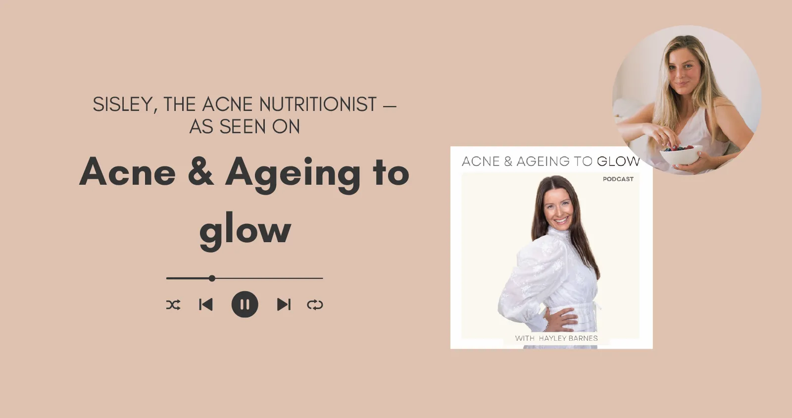 Acne & Ageing to glow: Acne Nutrition with Sisley